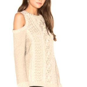 BCBGMaxAzria Arlene Cold Shoulder Sweater